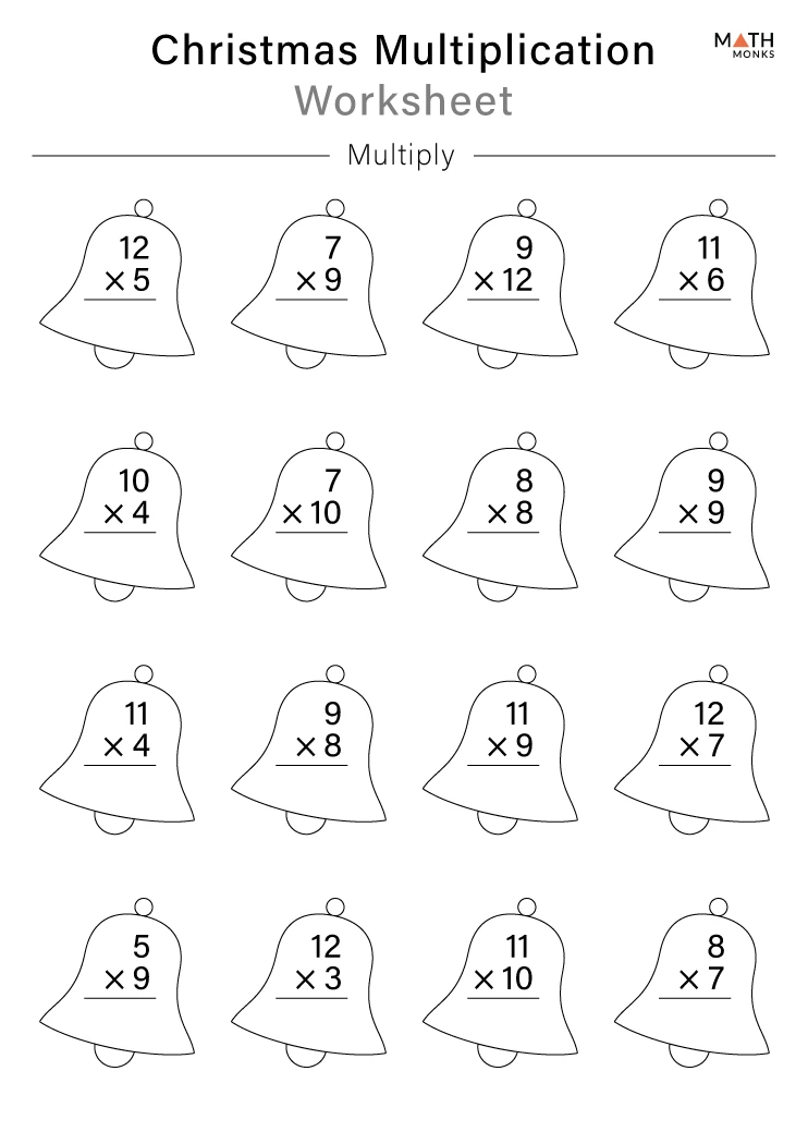 christmas math worksheet 4th grade