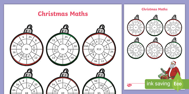 Christmas Maths Activity (teacher made) - Twinkl