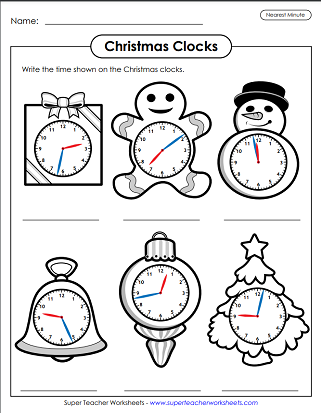 Christmas Math Worksheets