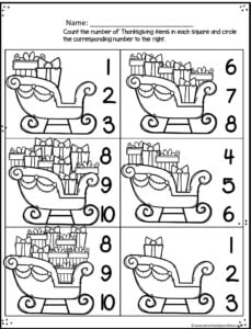 ? FREE Printable Christmas Worksheets for Preschool