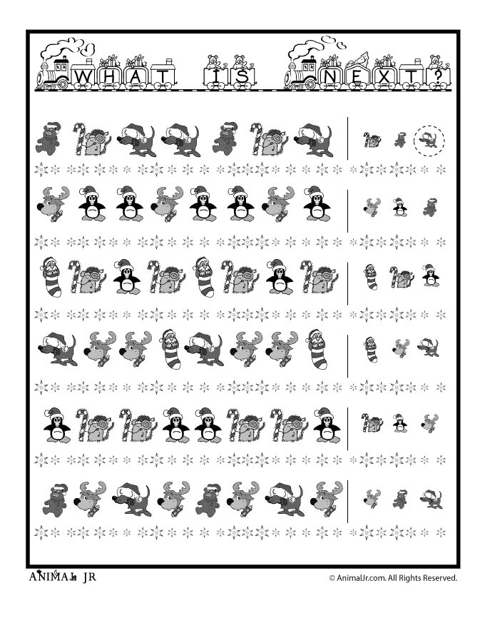 Free Printable Christmas Math Worksheets: Pre K, 1st Grade &  2nd ...
