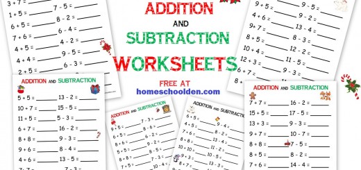 Christmas math worksheets Archives - Homeschool Den
