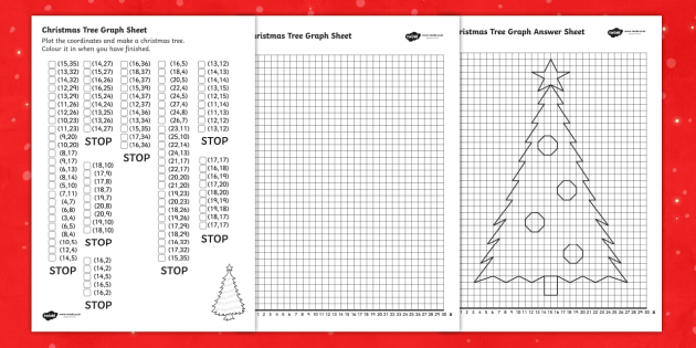 Christmas Graph | Co-ordinates | Primary Resources - Twinkl