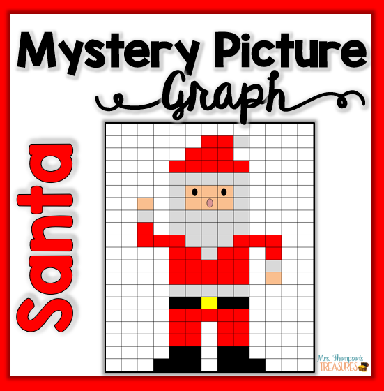 Santa Mystery Picture Graph - Mrs. Thompsons Treasures