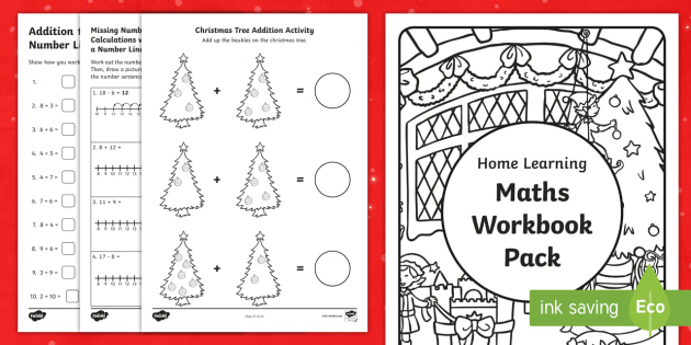 Year 1 - Christmas Maths Workbook | Addition and Subtraction