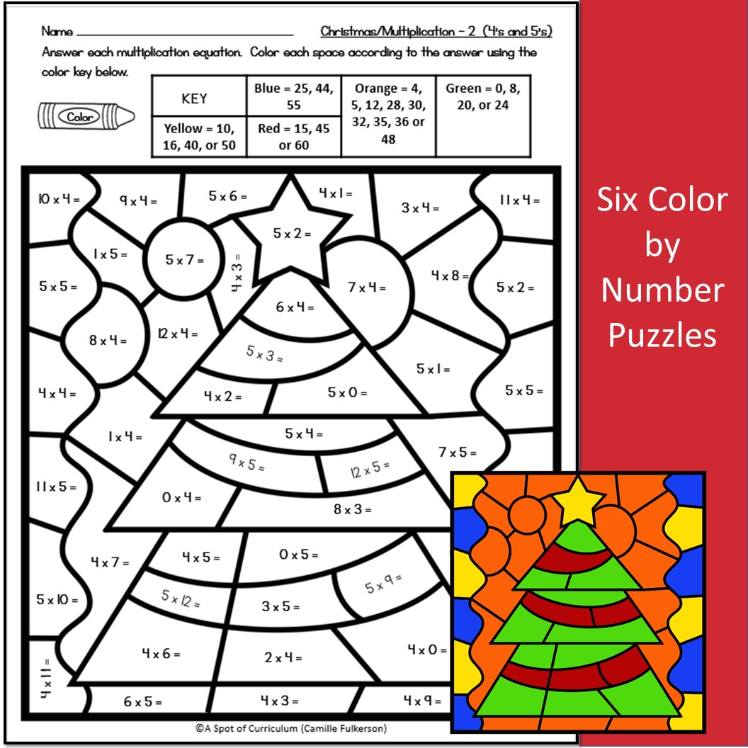 Free Christmas Multiplication Coloring Worksheets Multiplication Free Christmas Multiplication Coloring Worksheets Multiplication