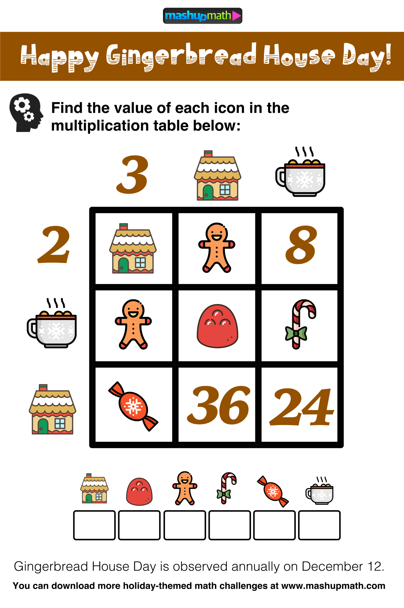 christmas multiplication worksheet grade 5