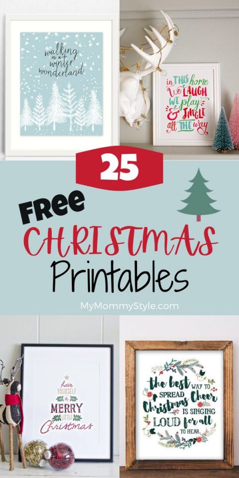 christmas pictures to print