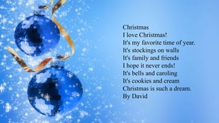 Christmas poem | PPT