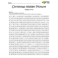 christmas printable worksheet for 4th grade