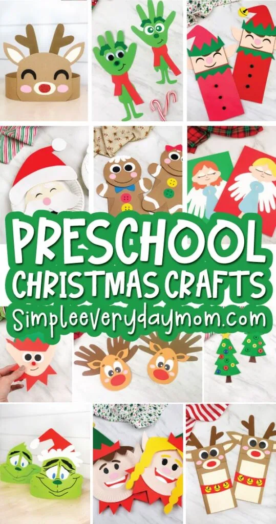 52 Festive Christmas Crafts For Kids [Free Templates]