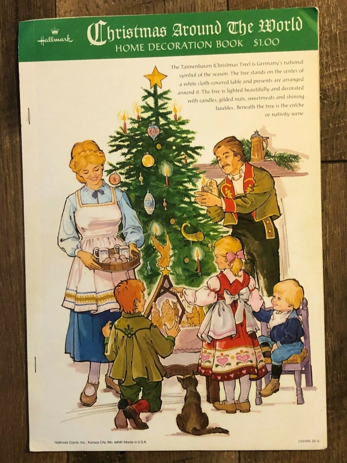Vintage Christmas Around The World Book Hallmark NEW Decoration ...
