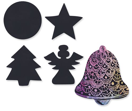 Scratch Christmas Shapes 30s - ZartArt Catalogue