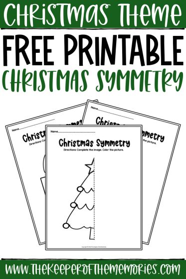 christmas symmetry worksheet