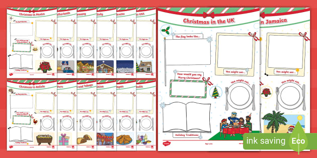 christmas traditions around the world worksheet