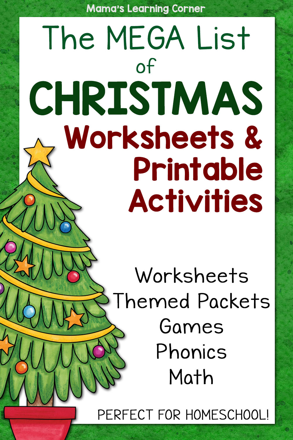The Ultimate Guide to Christmas Worksheets and Printable ...