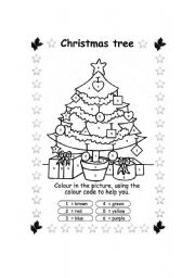 Christmas Tree - ESL worksheet by Butta Wave