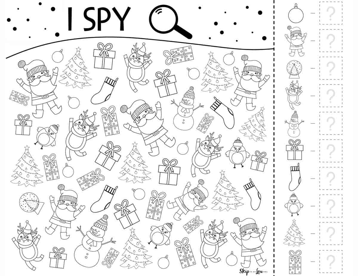 Christmas Worksheets | Skip To My Lou