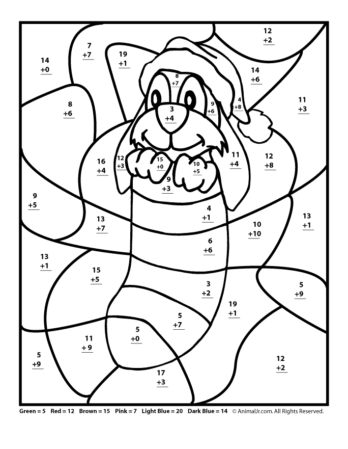 Free Printable Christmas Math Worksheets: Pre K, 1st Grade &  2nd ...