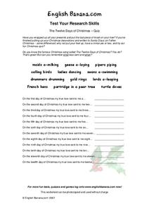 christmas worksheet for 5th graders