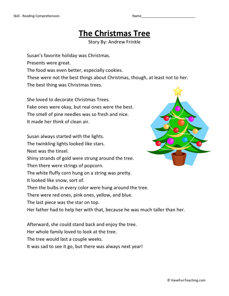 christmas worksheet for 6th grade