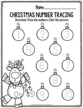 christmas worksheet for preschoolers