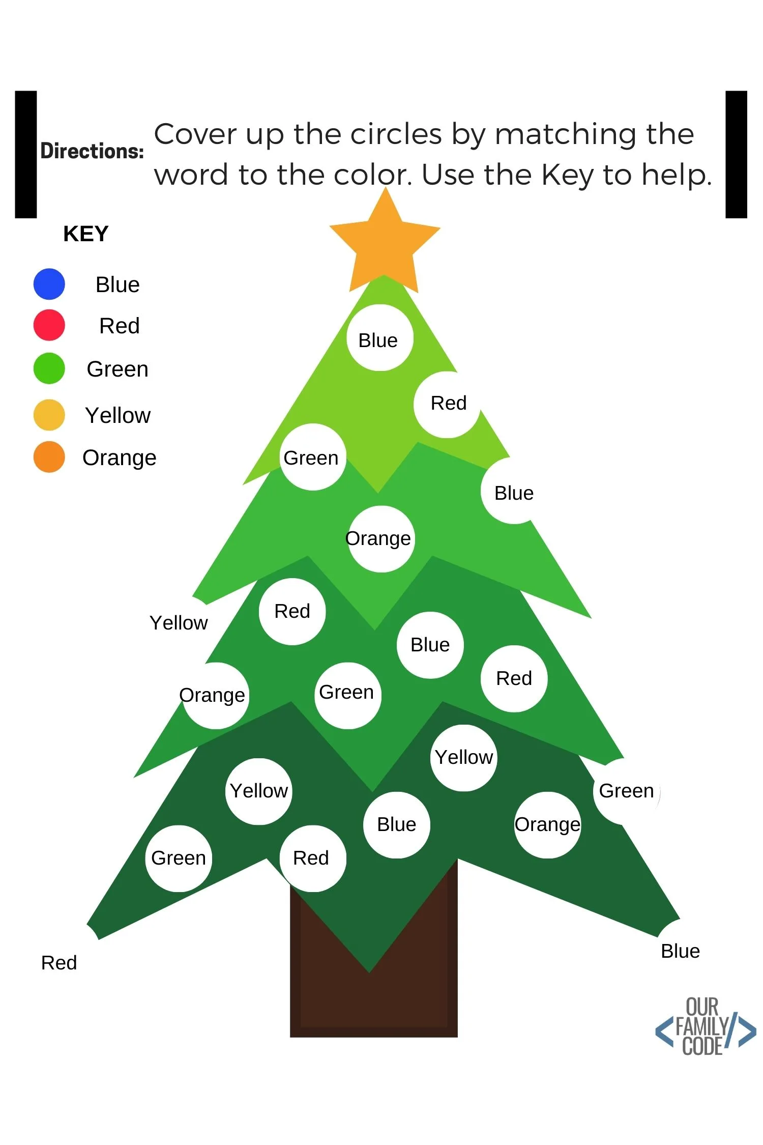 christmas worksheet for students