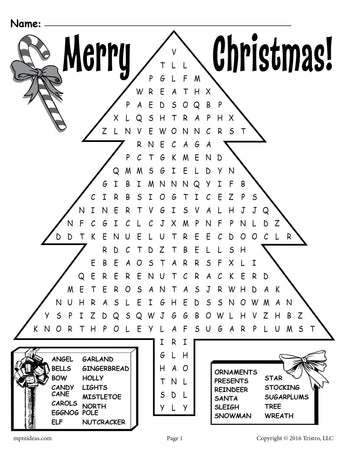 Free Christmas Worksheets and Christmas Printables