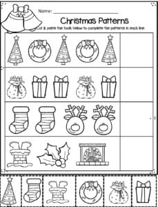? FREE Printable Christmas Worksheets for Preschool