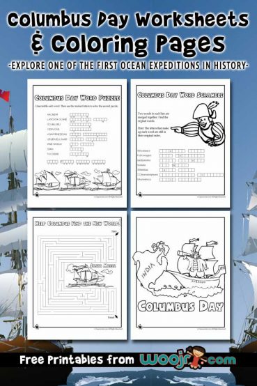 christopher columbus for kids worksheet