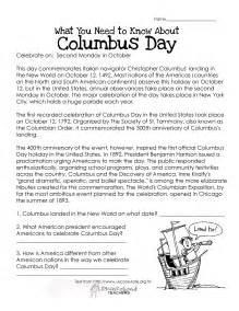 Columbus Day Worksheets - 15 Worksheets Library