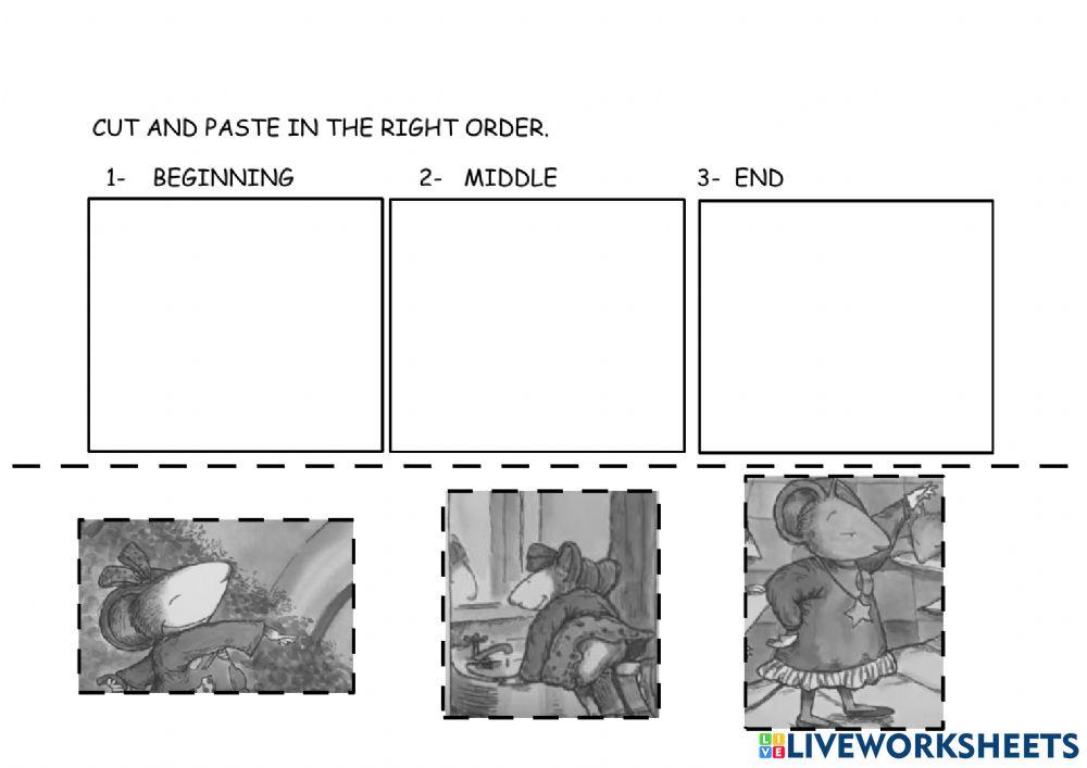 Chrysanthemum-story-parts worksheet  