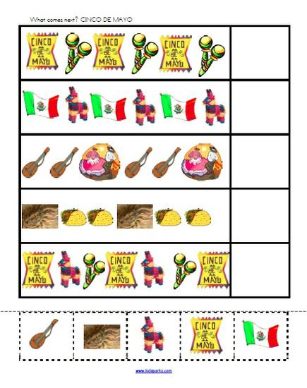 cinco de mayo worksheet for kids