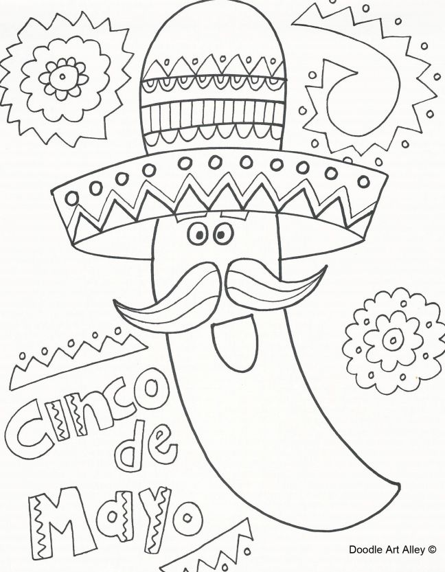 cinco de mayo worksheet for kids