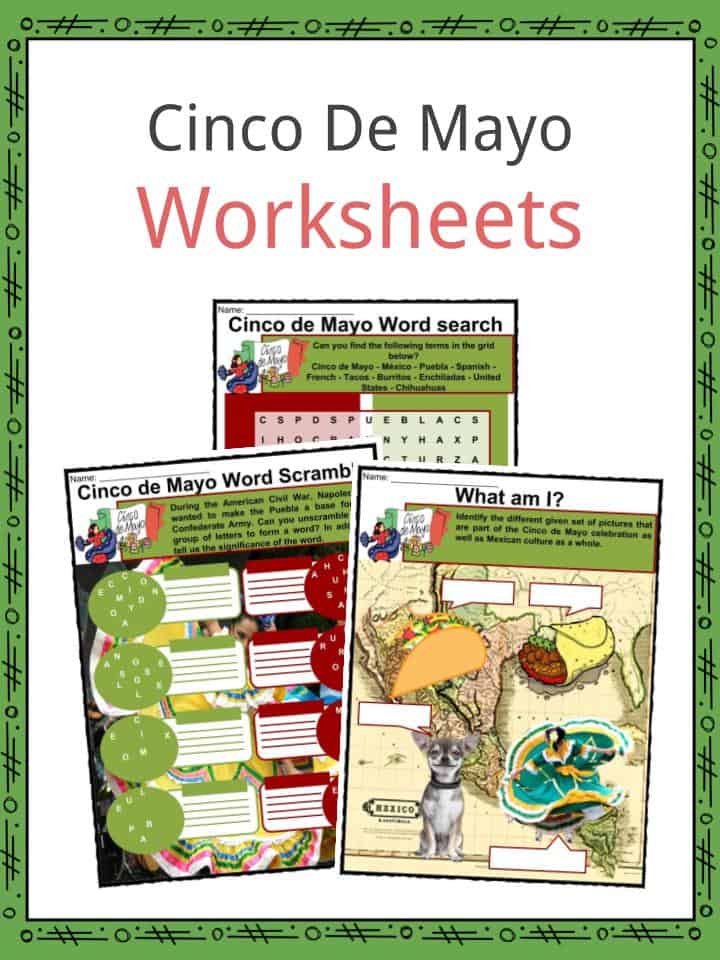 cinco de mayo worksheet for kids