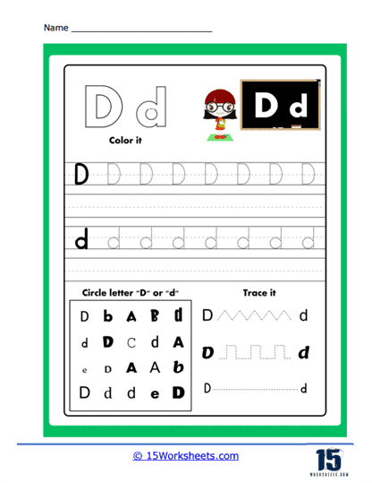 Letter D Worksheets - 15 Worksheets Library