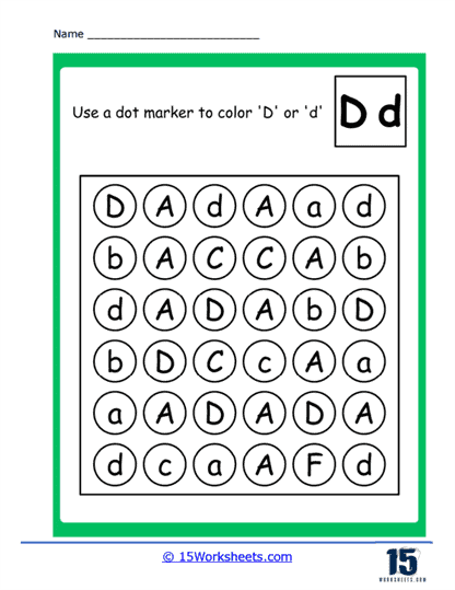 Letter D Worksheets - 15 Worksheets Library