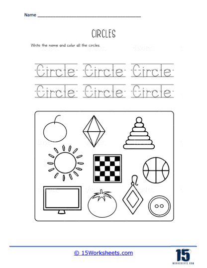 Circles Worksheets - 15 Worksheets Library