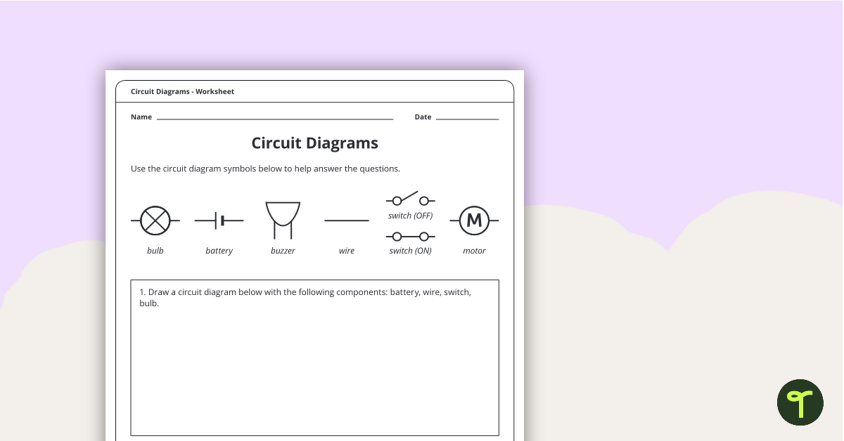 circuit diagram worksheet