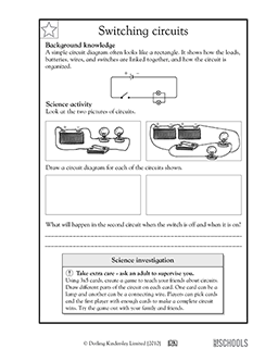 Circuit diagrams | 5th grade Science Worksheet | GreatSchools