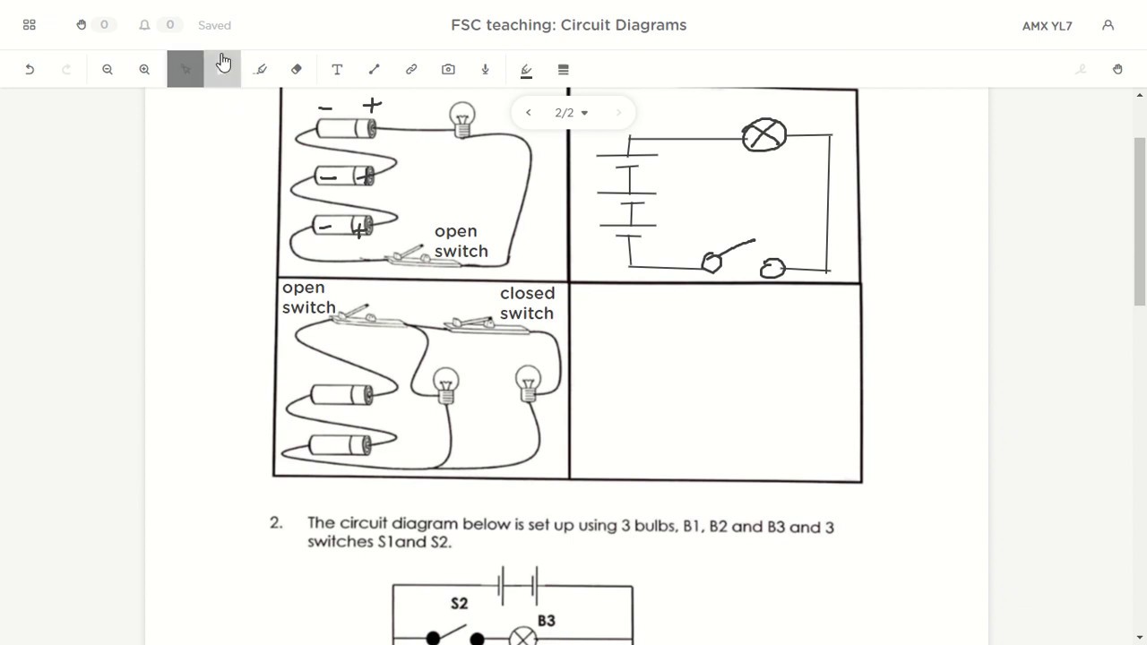 22 Apr - Electric Circuits Unit 5 Worksheet 1: Drawing Electric Circuits