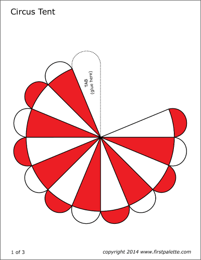 circus worksheet for preschoolers