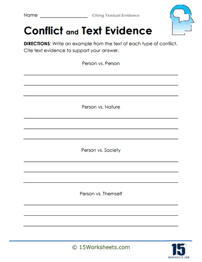 Citing Textual Evidence Worksheets - 15 Worksheets Library