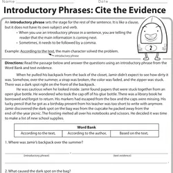 Printable 3rd Grade Text Evidence Worksheets 
