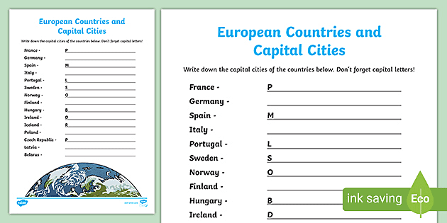 city state country continent worksheet