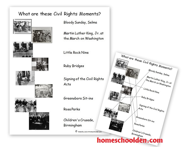 Key Events of the Civil Rights Movement (Free Packet) - Homeschool Den