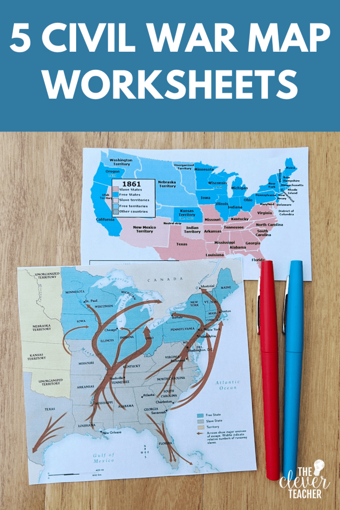 civil war printable worksheet