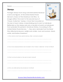 American Civil War Worksheets