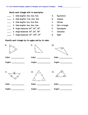 classifying triangles by sides and angles worksheet