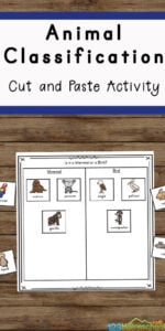 ? ? FREE Printable Animal Classification Worksheet for Kids